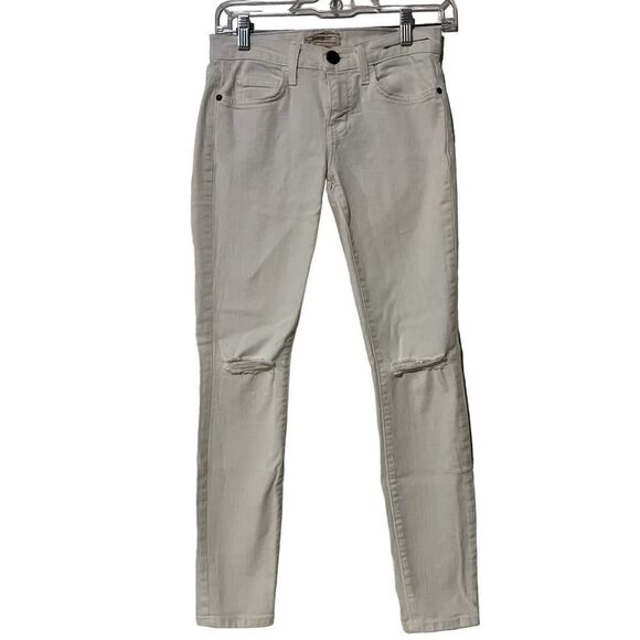 Current/Elliott The Stiletto White Jeans size 0-24 - Picture 2 of 14